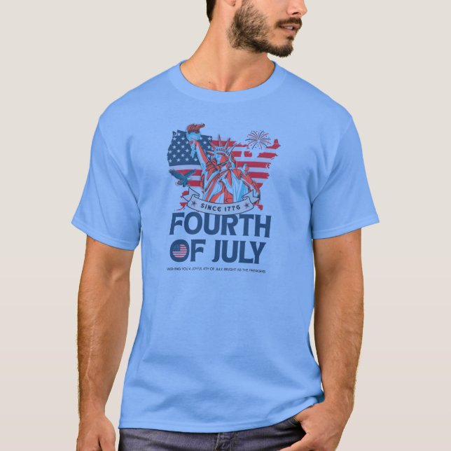 Camiseta Quatro de julho (Frente)
