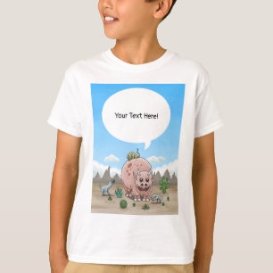 Camiseta Quatro Dinossauros Fantasia