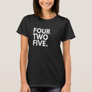 Camiseta QUATRO DOIS CINCO Código de Área 425 Bellevue WA W