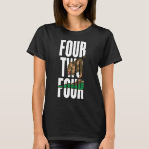 Camiseta Quatro Dois Quatro 424 Area Code California Los An
