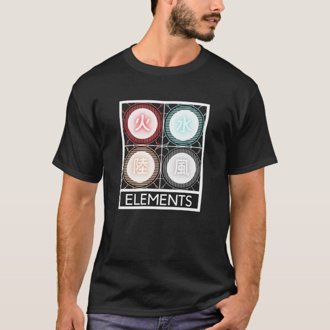 Camiseta Quatro elementos (Frente)