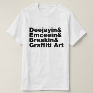 Camiseta Quatro Elementos do Hip Hop