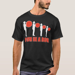 Camiseta Quatro Em Uma Filha Engraçada Banda Musicia