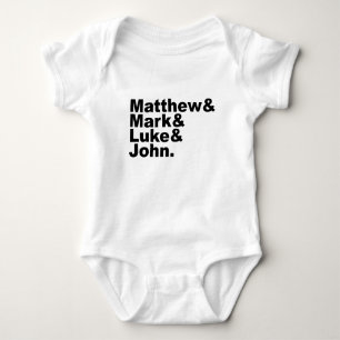 Camiseta Quatro Evangelhos - Matthew & Mark & Luke & John B