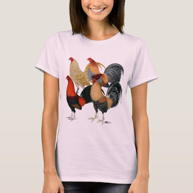 Camiseta Quatro Galos de Briga (Frente)