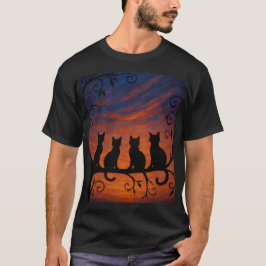 Camiseta Quatro Gatos Silhueta
