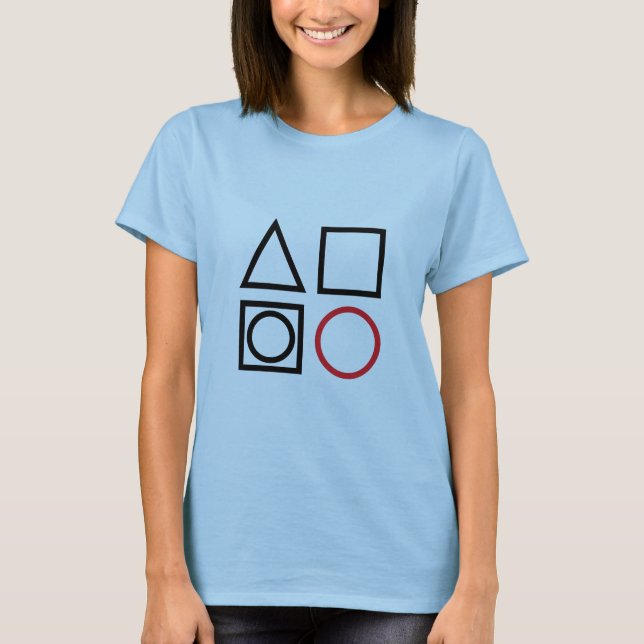 Camiseta quatro ícones (Frente)