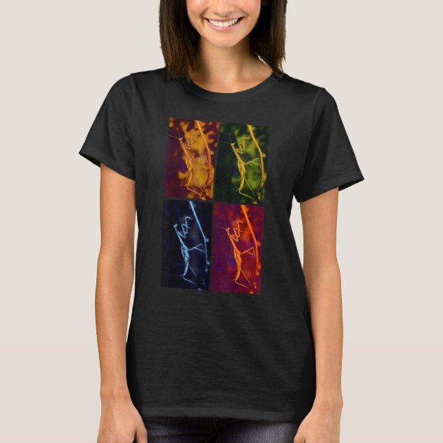 Camiseta Quatro imagens variantes de uma caçada de rainhas  (Frente)