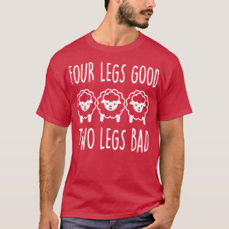 Camiseta Quatro pernas boas duas pernas más 1