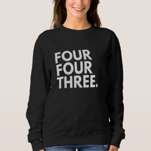 Camiseta QUATRO QUATRO TRÊS Código de Área 443 Baltimore MD