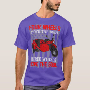 Camiseta Quatro Rodas Mover Corpo Moto Biker Três Mover