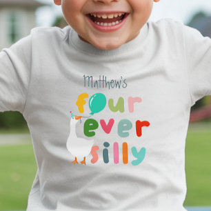 Camiseta Quatro Sempre Tolo Fazendeiro Ganso Menino 4º Aniv