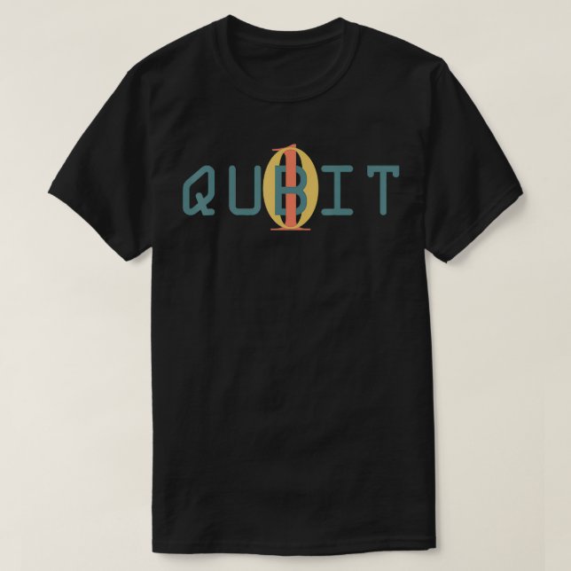 Camiseta Qubit Quantum Entanglement Quantum Computing Physi (Frente do Design)