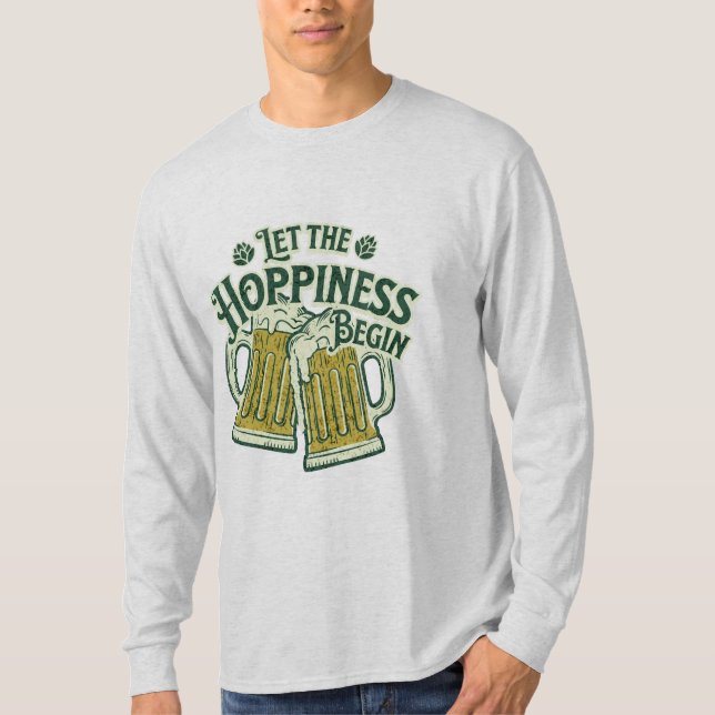Camiseta Que a Esperança comece a Rua engraçada. Dia de Pat (Frente)