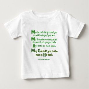 Camiseta Que a Estrada Suba para Encontrá-lo Bênção Irlande