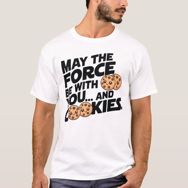 Camiseta Que a força esteja com você e cozinheiros (Frente)