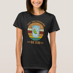 Camiseta Que A Noite Seja Gin Vintage Whiskey