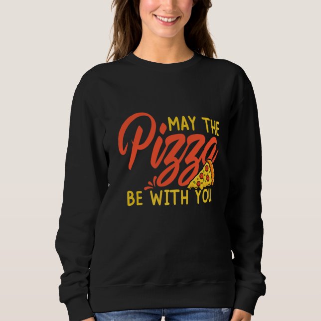Camiseta Que A Pizza Esteja Com Você Fatia Do Céu (Frente)