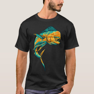 Camiseta que adoram ir pescar. Este hobby é muito popular