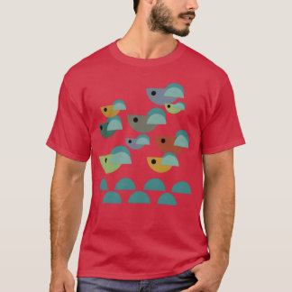 Camiseta que as aves fazem colheita