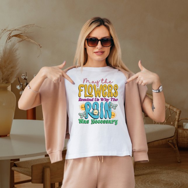 Camiseta Que as flores nos lembrem (Criador carregado)