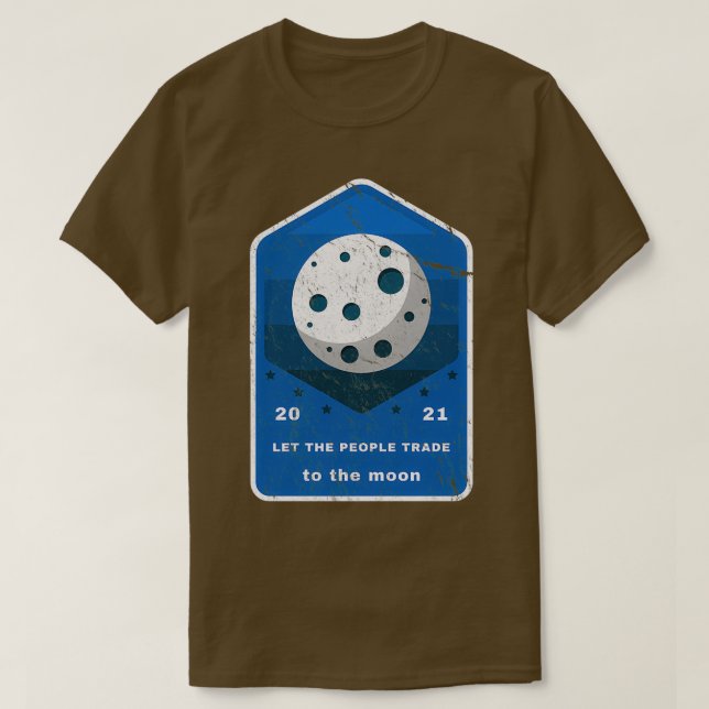 Camiseta Que as Pessoas troquem para a lua (Frente do Design)