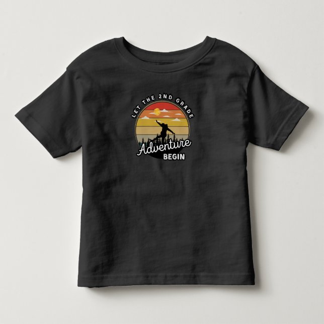 Camiseta Que Aventura da 2ª Série Comece De Volta à Escola (Frente)