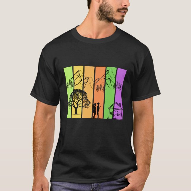 Camiseta Que bela design é um presente perfeito para camise (Frente)