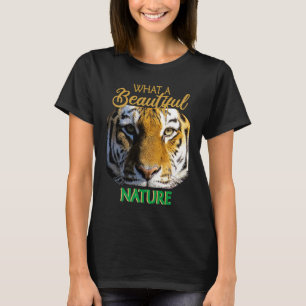 Camiseta Que Bela Natureza Animal da Natureza Tigre