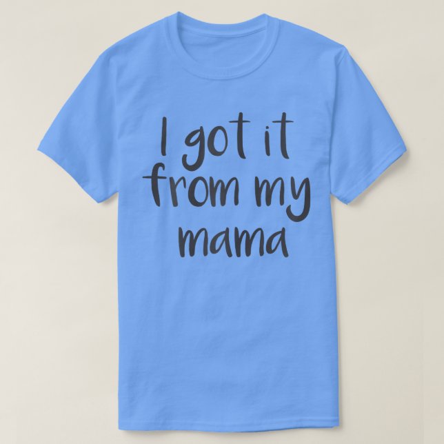 Camiseta Que Bom Que Consegui Da Minha Mãe. (Frente do Design)