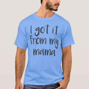 Camiseta Que Bom Que Consegui Da Minha Mãe.