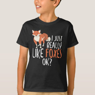Camiseta Que Bom Que Eu Gosto De Raposas, Ok? Fox Engraçad
