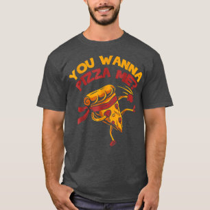 Camiseta Que bom que quer pizza para mim