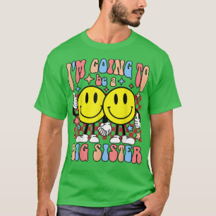 Camiseta Que bom que vou ser uma irmã mais velha e feliz