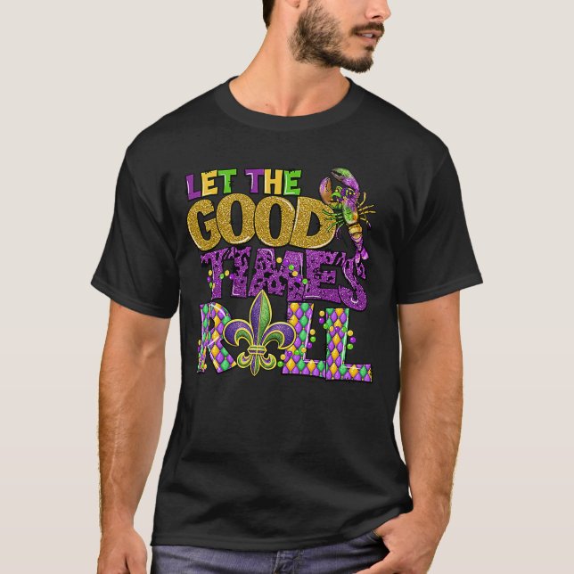 Camiseta Que bom tempo faça Mardi Gras New Orleans Carniva (Frente)