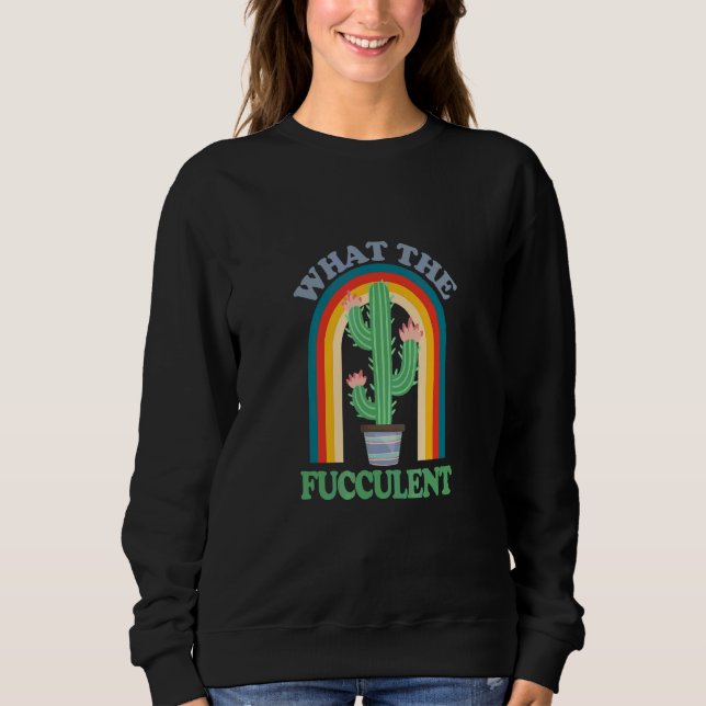 Camiseta Que Cacto Fucculento Suculentas Retro (Frente)