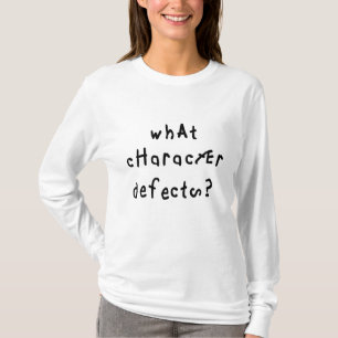 Camiseta Que Caráter Dói a Recuperação de Cotação Engraçada