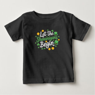 Camiseta Que Comece as Travessuras Engraçado Dia de São Pat