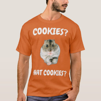 Camiseta Que Cookies Dwarf Hamster Engraçado Memória
