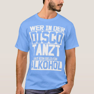 Camiseta que dança na discoteca