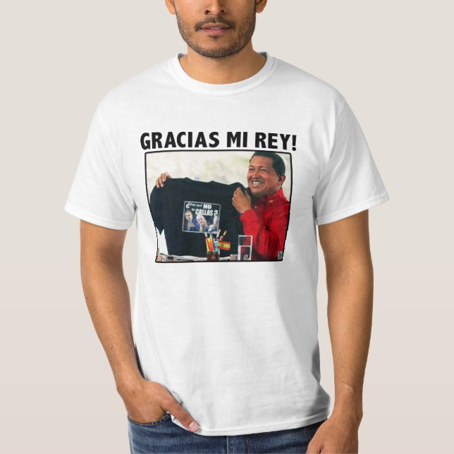 Camiseta Que de Por nenhuns Callas Espana Rey Juan Carlos (Frente)