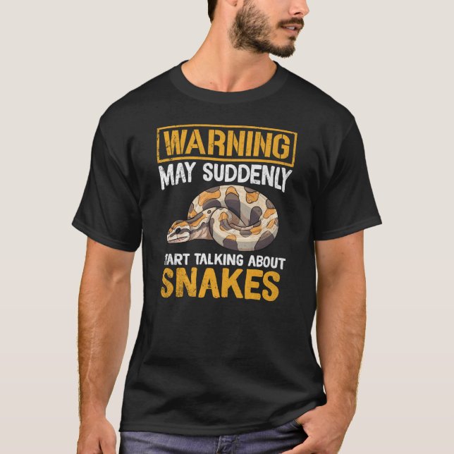 Camiseta Que De Repente Fale Sobre Cobras (Frente)