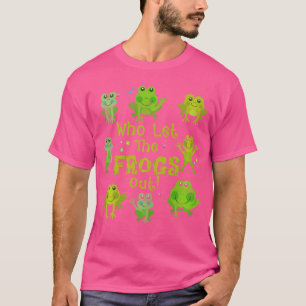 Camiseta Que Deixou Os Sapos Saírem Do Cartoon Engraçado