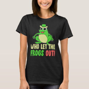 Camiseta Que Deixou Os Sapos Saírem Do Sapo De Quadrado De
