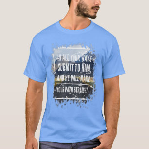 Camiseta Que Deus Direcione Seu Caminho, Bíblia Cristã de F