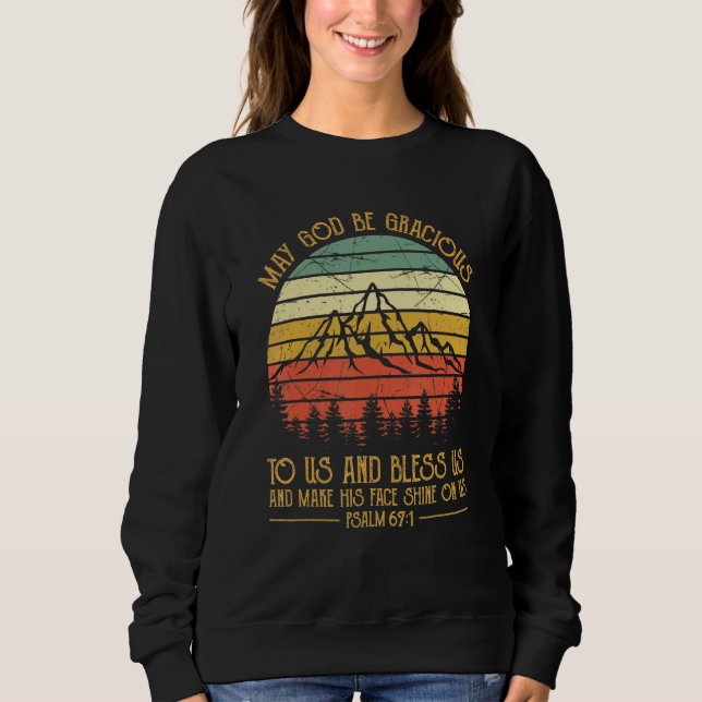 Camiseta Que Deus Seja Gracioso Para Nós E Que Nos Abençoe  (Frente)