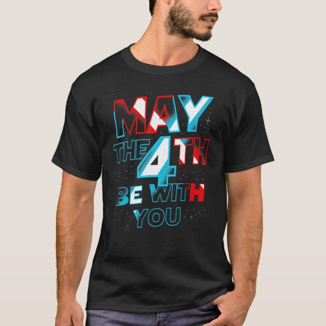 Camiseta Que dia 4 esteja com você Design (Frente)