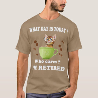 Camiseta Que Dia É Hoje Quem Se Importa Com O Meu Café De G