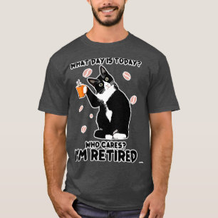Camiseta Que Dia É Hoje Quem Se Importa Eu Estou Aposentado