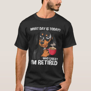 Camiseta Que dia é hoje quem se importa que estou aposentad